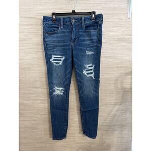 American Eagle Jeggings women's size 12 distressed